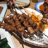 夏天还是要撸串 啤酒 羊排走起哈哈 和朋友来着小聚