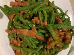 豆角肉丝-陈阿婆鱼头泡饼·京味菜(复兴路店)
