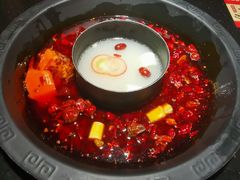 麻辣加骨汤鸳鸯锅-麻辣英雄重庆火锅(常平店)