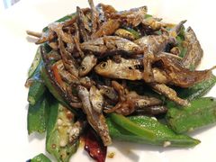 秋葵炒鱼干-小桃源酒家(罗湖商业城店)