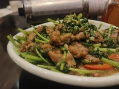 沙茶羊肉空心菜-巷语私房料理(华一实业大厦店)