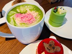 爱恋桃红抹茶拿铁-星巴克(青浦宝龙店)