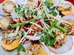 油泼扇贝-1910老鲁味海鲜·戳子肉·青岛菜(金沙滩店)