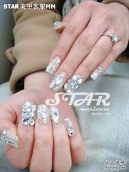 点击看大图 二月特价,本甲闪片渐变128(不含造型)-STAR美甲店