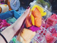 -芒果糯米饭摊子