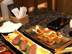 炙烤霜降牛肉握寿司-老乾杯和牛烧肉(王府中环店)