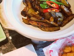梅香肉汁手撕茄子-新白鹿餐厅(松江开元地中海店)