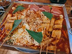 鱼饼火山炒年糕-包装马车·韩国料理·포장마차