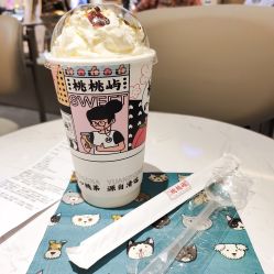 桃香乌龙鲜奶茶-桃桃屿·潮牌酷银(世纪荟店)