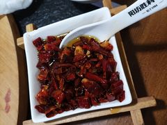 现炸辣椒油-阳坊胜利涮羊肉(天通苑店)