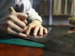 制作过程-零几体验diy皮具工作室(振业城店)