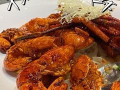 干煎美极罗氏虾-猪肉婆私房菜(华侨城店)