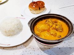 咖喱牛腩饭-香港新发烧腊茶餐厅(书城店)