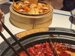 -爱你您·自家鱼塘·活水喷泉鱼火锅(八里店)