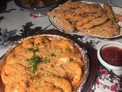 铁板蒜香虾-苏浙徽·江南荟·本味融合菜(相城方圆里店)