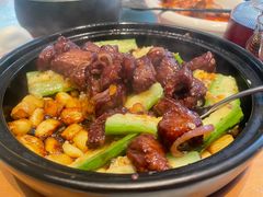 XO酱翡翠爆炒牛肉-粤海喜来登酒店·采悦轩中餐厅(天河城店)