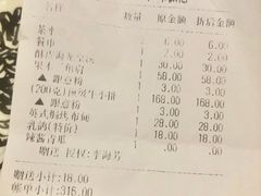 账单-中山威尼斯西餐厅(三乡总店)