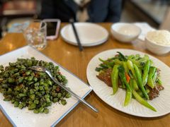 榄菜肉松炒四季豆-金翠河烧鹅餐厅(北城天街店)
