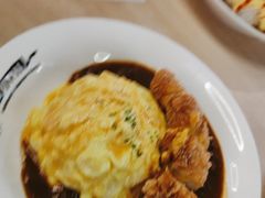 吃鸡奶酪鸡排蛋包咖哩饭-白熊咖哩(新世界城店)