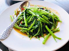 炒空心菜-大螃蟹海鲜餐厅