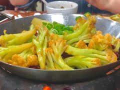 干锅花菜-老地方鱼馆