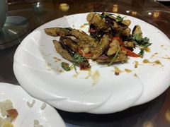 -东来菜馆•手抓海鲜家常菜•海鲜锅贴(鸽子窝店)