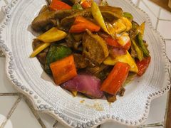 小炒猪肝-十面欢腾·海鲜面·台式Bistro(长乐路店)