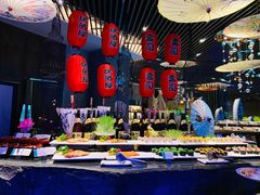 自助取餐区-海棠湾洲际-涛·海底餐厅·龙虾·牛排·美人鱼