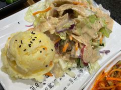土豆泥-韩阳王石板烤肉
