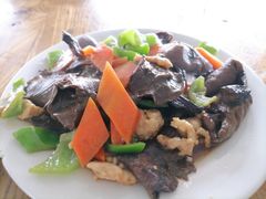 红蘑炒肉-望湖烤鱼