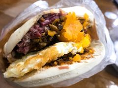 蛋菜夹馍-老马家马蓉蛋菜夹馍·腊牛肉夹馍(回民街店)