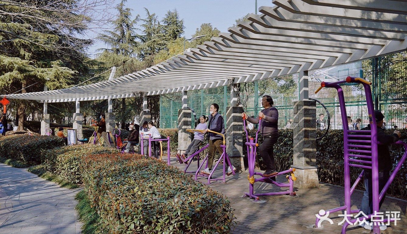 街头随拍｜华山绿地｜闹市区里的街心公园