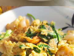 大虾韭菜摊鸡蛋-食家鸽园