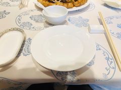 餐具摆设-西北石油酒店福粤中餐厅