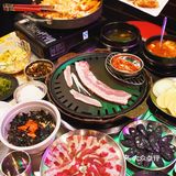 杭州首家‼️韩综同款韩国弘大烤肉🥓芝士瀑布辣炒🐓口味封神