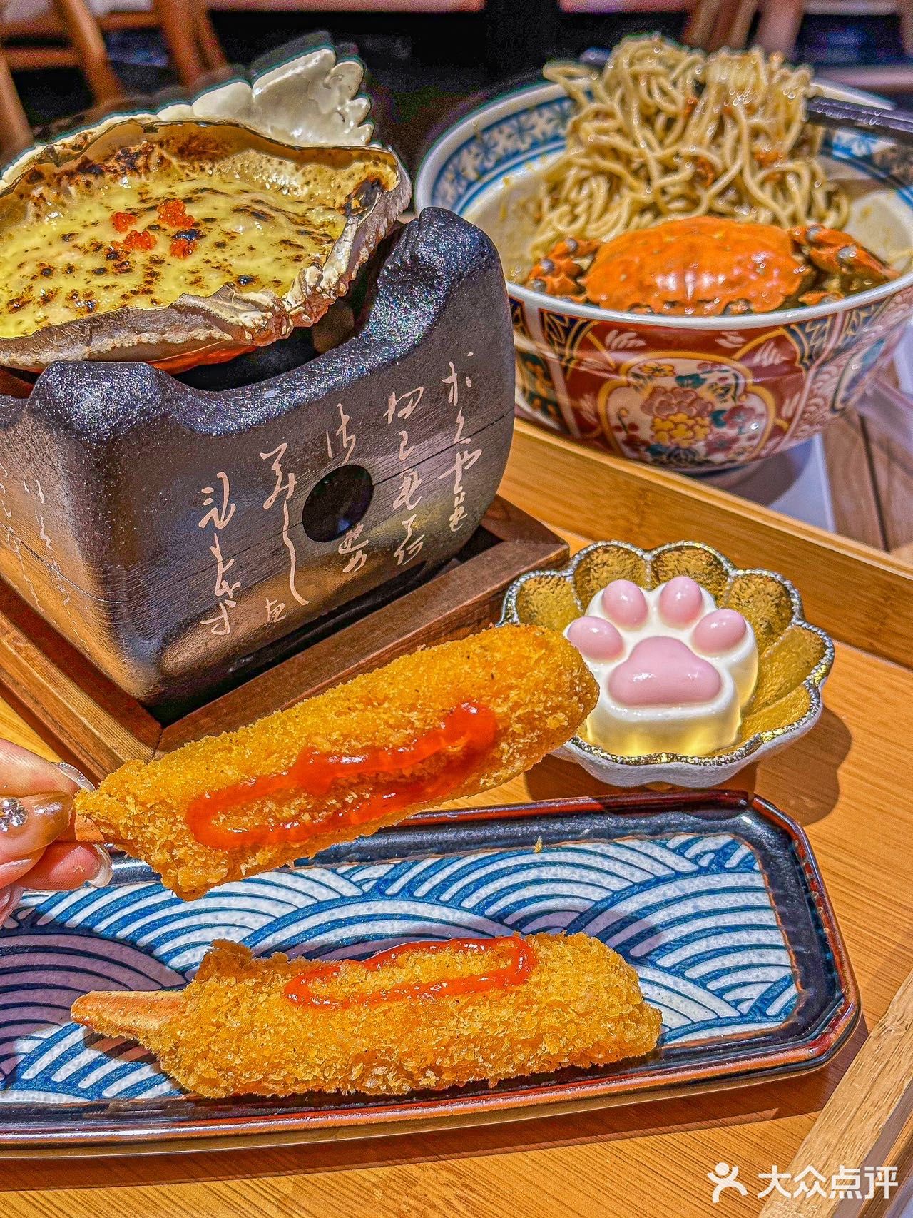 广州..蟹黄面迷狂喜....梦回上海...