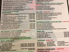 菜单-Le Chalet Dalat