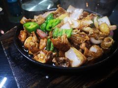 铁板鱼扣-堤边美食