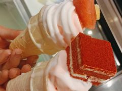 慕斯冰淇淋-快乐爱斯米牛排自助(正大广场店)