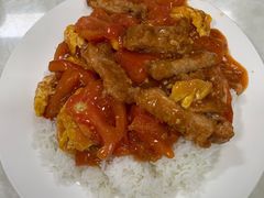番茄蛋牛肉饭-好好滋味茶餐厅