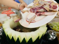 清头鸭冬瓜盅-怀集农家美食