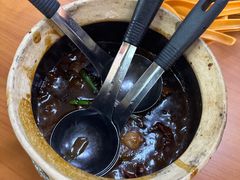 砂锅猪肝-长城砂煲田鸡粥