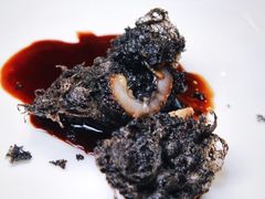 柚子黑醋汁酥皮海参-北京泰富酒店-柏景轩中餐厅