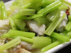 芹菜炒鳗鲞-旧款宁波饭店(华敏世纪广场店)