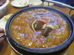 石锅自磨黑豆腐-粤仔湾砂锅粥(广益哥伦布店)