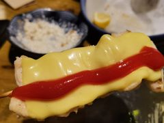 烤芝士鸡肉串-鸟内会居酒屋(得意潮馆店)