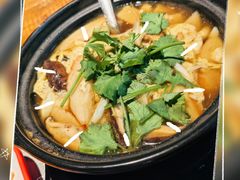 砂锅醋椒豆腐-義聚德·清真铜锅涮羊肉·烧烤(河东店)