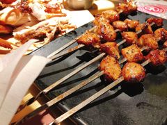 烤猪颈肉-烤匠麻辣烤鱼(环球中心店)