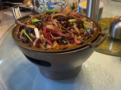 爆炒羊杂-十二毡房蒙餐·蒙古包