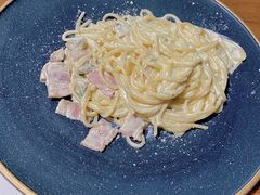 腌肉奶油蘑菇面-404干式熟成牛排馆•聚会餐厅